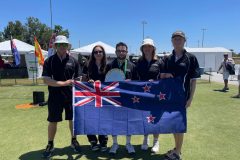U21 NZ Team - Luke, Jessica, Levi, Mattie & Callum