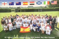 6th Women's World Golf Croquet Championships hosted by Croquet Hawke's Bay 2-9 February 2019All the Players and some of the Organising Committee, Managers & Tournament Director
