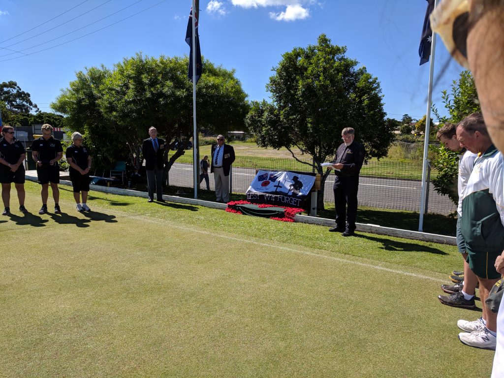 2018 ACTT ANZAC Ceremony Croquet New Zealand